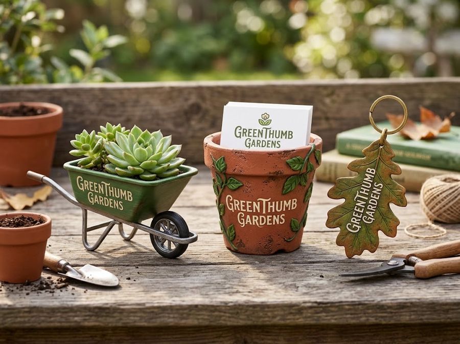 Illustration: Gardener: wheelbarrow planter