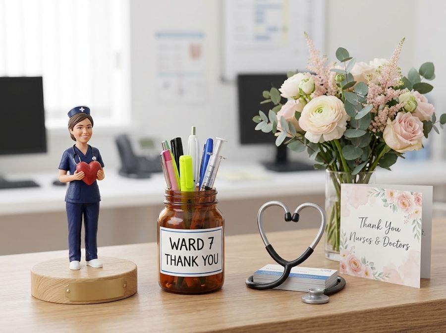 Illustration: Nurses, doctors and care homes