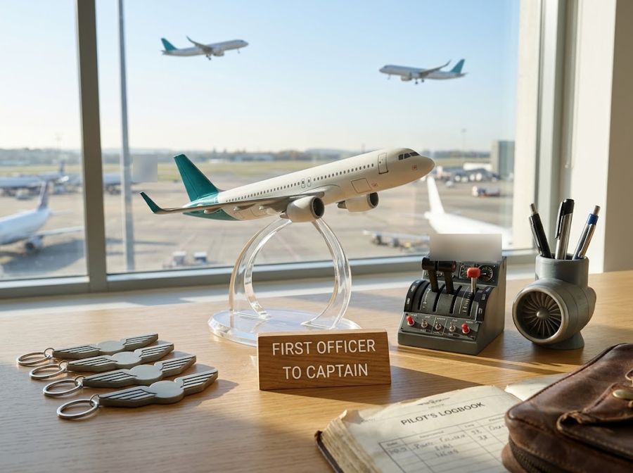 Illustration: Pilots and cabin crew