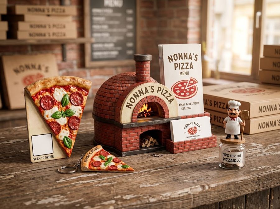 Illustration: Pizza takeaway