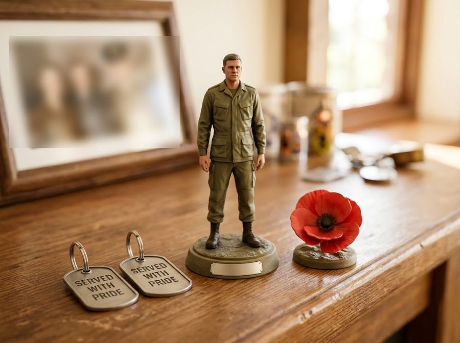 Illustration: Armed forces and veterans